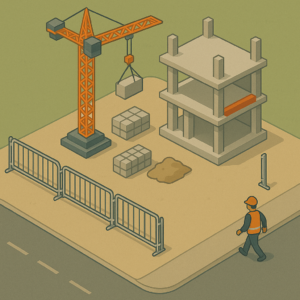 Mobilné oplotenie okolo staveniska – SH SECURITY